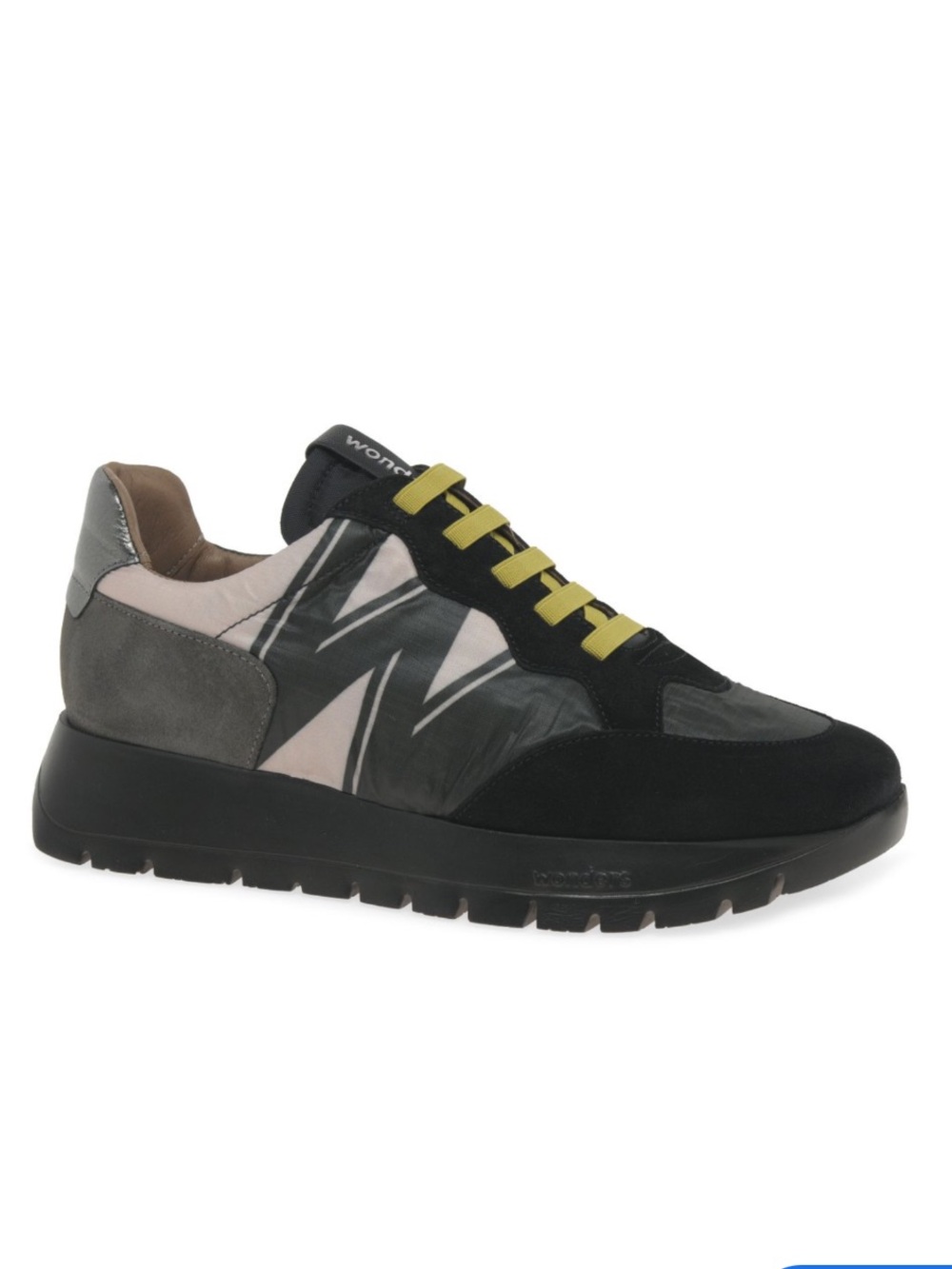 Wonders odisei women's trainers in Black suede. Slip on Spain 7.5 / 38 new